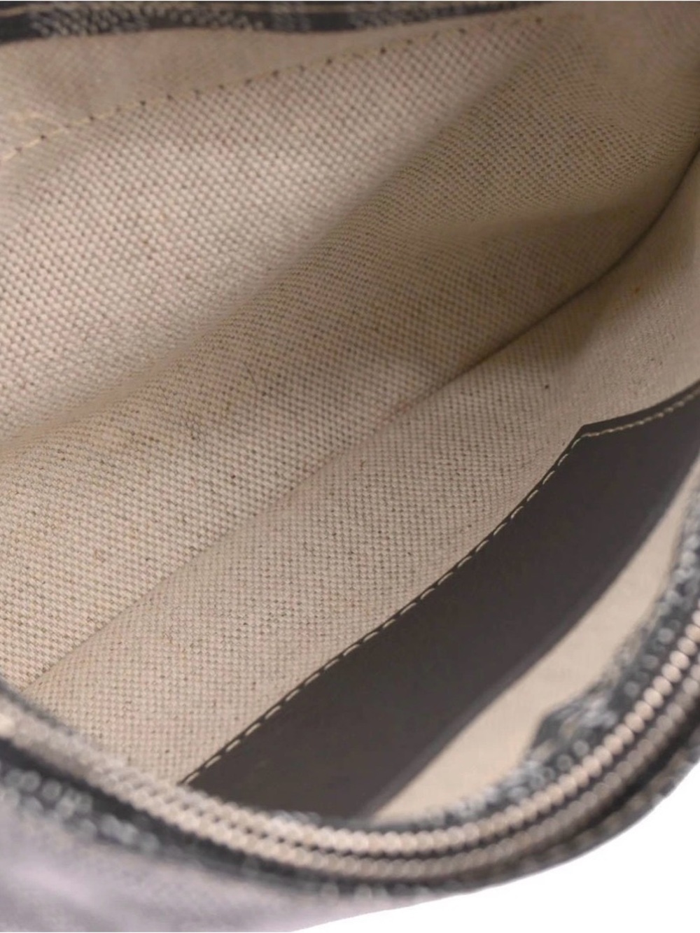 Goyard Plumet Clutch Wallet Coated Canvas Gray Shoulder Bag image 6